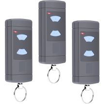 Set Of 3 Hand-held Transmitters, Compatible With Hörmann 868.3 Mhz – For Hörmann Garage Doors Hse2-868, Hsm4-868, Hs4-868, 3 Channels