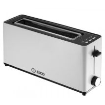 Tostador ELCO PT-1079B – 900 W – Negro – Ranura larga y ancha – Función de descongelar y recalentamiento