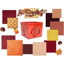 Portavaso Cm26,5 Rose Rosso Mia Alubox