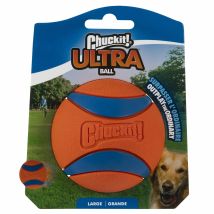 Balle Ultra Chuckit! – Taille L – 7.7 cm – Flottante, Durable, Rebond Optimal – Animalerie