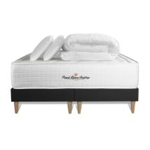 Royal Palace Bedding - Pacchetto Letto Completo - Materasso 180x200cm + Box Spring (monoblocco) + 2 Cuscini + Piumino - Buckingham
