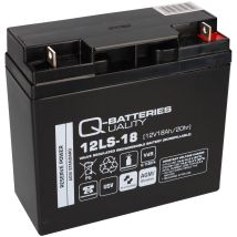 Quality Batteries - Q-batteries 12ls-18 12v 18ah Blei-vlies-akku Agm Vrla Mit Vds