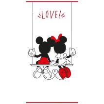 Toalla De Playa Aymax Mickey And Minnie 70x140 Cm Algodón