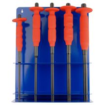 Assi di sicurezza Racodon – Corpo rotondo con finitura nera – Maniglia AIR-GRIP – Acciaio al cromo vanadio – 5 pezzi assortiti