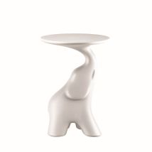 Qeeboo Tavolino Elefante Pako Bianco