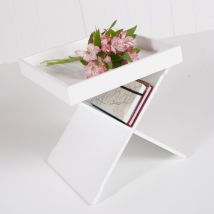 Elegant Brands - Newlyn Butler Tray Table In White