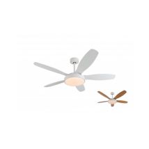 Ventilateur De Plafond Avec Lumiere Noaton 12132wwb Maia Blanc/erable