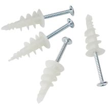 Rawlplug Nylon Self-drill Plasterboard Fixing Pack Of 25