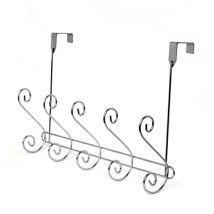 Lyrical Chrome Over Door Storage Hooks - Showerdrape