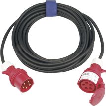 Sirox - 365.410 Strom Verlängerungskabel 32 A Schwarz 10.00 M H07rn-f 5g 4 Mm²
