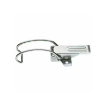 Fermeture de levier avec crochet – Acier nickelé – Longueur totale 125,5 mm – Serrure pour espagnolette – FRIGERIO
