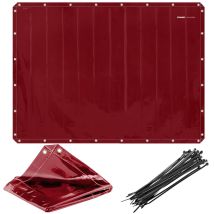 Tenda Protettiva Per Saldatura 239 X 175 Cm - Rossa