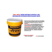 Peinture Plastique Blanc Mat Pour Murs Et Plafonds Intérieurs 5 Kg