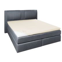 Vario - Jersey-spannbetttuch Elasthan Für Topper Ecru, 150 X 200 Cm Spannbettlaken