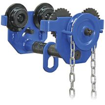 Carrello con verricello a catena 5000 kg – Larghezza regolabile 300 mm – Planeta
