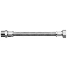 Flessibile Inox 3/8 pollici – 40 cm – Acciaio inox – 8 fili – FLEXA