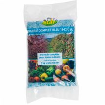 Vollständiger blauer Dünger 5kg – NPK 12-12-17 – Ideal für Kulturpflanzen – 100 m² Fläche