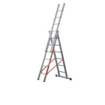 Trade Shop - Scala Tripla Trasformable 3 Elementos En Sfilo O Cavalletto Modula - 3 X 10 Grains