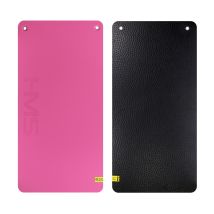 SHMSHNG Yogamatte MFK02 – pink-schwarz – 2 cm dick – rutschfest – TPE/EVA – 120 cm x 60 cm – 24 Monate Garantie