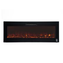 Elektro Wandkamine Für Innenbereich 2000w Kekai Oregon 127x16x48 Cm Mit Feuersimulation 2 Stufen Mit Fernbedienung