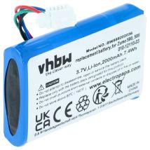 Vhbw - Battery Compatible With Garmin 010-01603-10 Gps Navigation System Sat Nav (2000mah, 3.7 V, Li-ion)