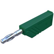 Sks Hirschmann - Las N Ws Lamellenstecker Stecker, Gerade Stift-ø: 4 Mm Grün 1 St.