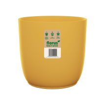 Florus Flow Pot De Fleurs 30 - Jaune - L 30 X B 29.5 X H 27 Cm - Intérieur - 100% Recyclé