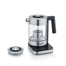 Wasserkocher Glas WK 350 EU – 1 Liter – 1850-2200 W – Edelstahl – Touch-Display – Teesieb – LED-Beleuchtung