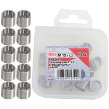 Insertos Roscados De Repuesto M12 X 1,0 Mm 10 Piezas