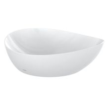 Lavabo sobre encimera TOTO TA sin agujero para grifo – Linearceram – Blanco – 460 x 420 x 177 mm