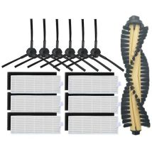 Erhope - Suitable For Ilife A4 Sweeper Accessories Main Brush Haipa Filter Side Brush Rag