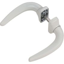 Fapim Horus Maniglia Doppia Bianca Design Ergonomico