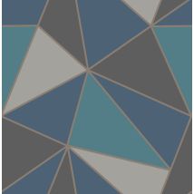 Fine Decor - Apex Geometric Wallpaper Luxury Heavyweight Metallic Modern 3 Colours