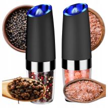 Juego De 2 Molinillos El茅ctricos De Sal Y Pimienta