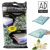 Ad Trend - Busta Sacco Salvaspazio Sottuovuoto Profumata Per Armadi Cm 50x60 Space Bag