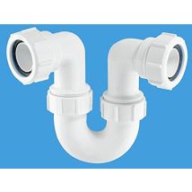 Mcalpine Sr10 Cours Tubulaire Pivotant 'p' Piege, 3,2 Cm, Blanc