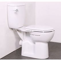 NymaPRO Comfort Raised Height Closed Coupled Toilet – Dark Blue – 750mm Projection – Modern Design – Doc-M Compliant