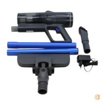 B-Ware Cleanmaxx Staubsauger Akku Zyklonsauger Bodenreiniger Blau Filter Beutellos