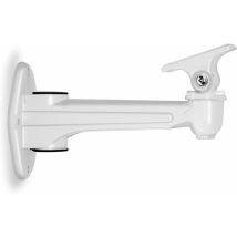 Mini Wall-mounted Projector Bracket, 3kg Load Capacity, 16-20cm Length, Aluminium Material, For Cctv/camera/projector/webcam - 360° Rotation (white)