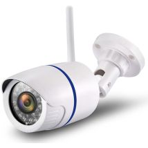 Camera Surveillance Wifi Exterieur Réseau De Caméras De Surveillance Sans Fil Hd 1080p Caméra Wifi Étanche Intérieure Et Extérieure Macaron