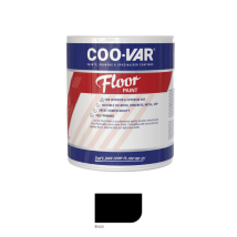 Coo-var - Coovar Floor Paint - Black - 1 Litre