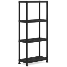 ABM Lagerregal mit 4 Fachböden 60 x 30 x 135 cm feuchtigkeitsbeständig 20 kg pro Fachboden