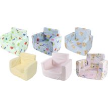 Poupy Poltroncina Morbida Per Bimbi In Cotone Senza Bpa Imbottitta Originale