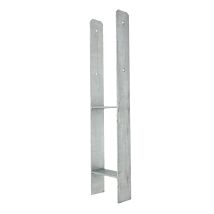 Pfostenträger Pfostenanker H-form Verzinkt 121x8x800 Mm