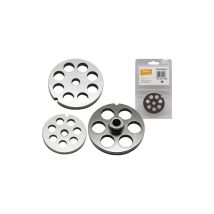 Plancha Para Picadora De Carne N.12 – Orificios De 14 Mm – Acero Al Carbono – Reber
