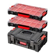 Qbrick System Toolbox Set Pro Technician Case 2.0 450 X 332 X 171 Mm 12 L Ip54 + 2x Pro 100 Organiser 452 X 296 X 79 Mm 5 L Ip54
