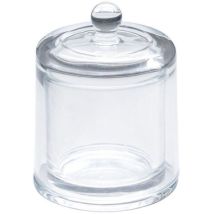 Compactor, Boîte Pour Cotons Et Cotons-tiges Avec Couvercle, Transparent