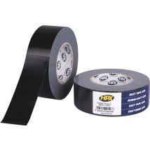 Ruban adhésif toilé HPX – 48 mm x 50 m – Caoutchouc naturel – Noir – Ruban adhésif divers