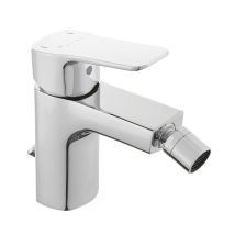 Optima - Miscelatore Per Bidet Cube Way Con Bocca Cromata E Cavo Di Alimentazione, Cromo (cu235)