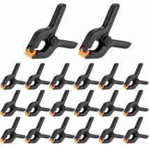 20 Pieces Spring Clamps, 2 Inch Clamps, Clamping Pliers For Woodworking And Photography Studio, By Debuns